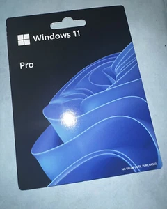 Microsoft Windows 11 Pro Professionnel 64 bits Carte Produit Scellée 1 PC Retail - Photo 1/5