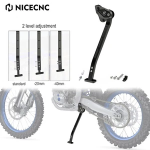 NICECNC Einstellbar Seitenständer Für Yamaha YZ250F 2024-2025 YZ450F 2023-2025 - Picture 1 of 11
