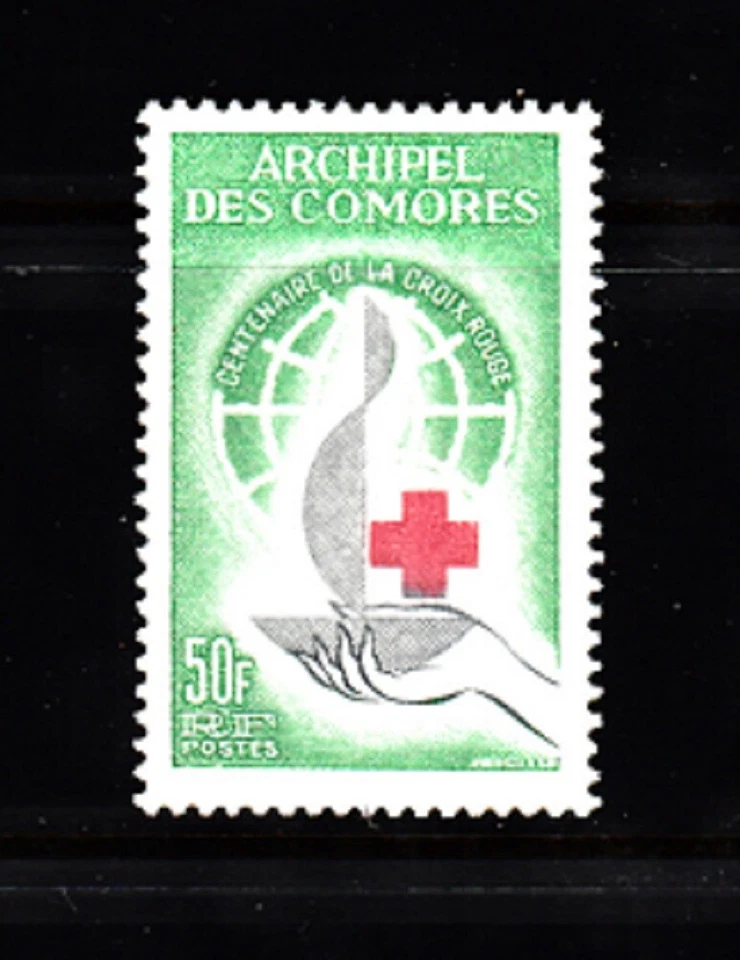 COMORES- COMORO ISLANDS SC# 55 RED CROSS CENTENARY - MNH - Image 1 of 1