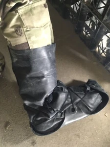 NBC CBRN HAZMAT OVERBOOT Química Biológica Bota Protectora PREPARADORA Nuclear No1 Mk2 - Imagen 1 de 13