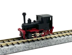 N Scale Tsugawa 0-4-0 Orenstein & Koppel Steam Locomotive Black O&K Mini Engine - Picture 1 of 24