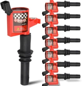 Straight Boot Ignition Coils 15% More Energy F-150 for Ford Lincoln 4.6l 5.4l - Picture 1 of 6