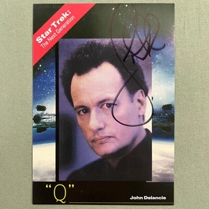Star Trek The Next Generation Q John Delancie Signed Photo Autographed - Picture 1 of 7