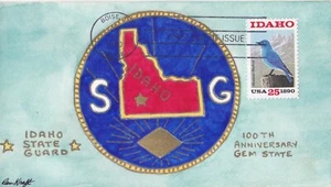 SCOTT 2439 IDAHO BEN KRAFT HAND PAINTED FIRST DAY COVER FDC * OFFERS - Picture 1 of 1