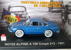 Renault Alpine A 108 Coupé 2+2-1961 Azul Metálico NO102 Cofradis-Modell / Auto - Imagen 1 de 14