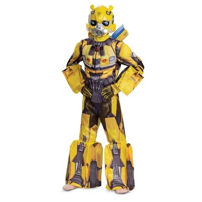 Disfraz de Halloween Bumblebee The Transformers acolchado para niños M 8-10 nuevo con etiquetas Foto 1 de 4
