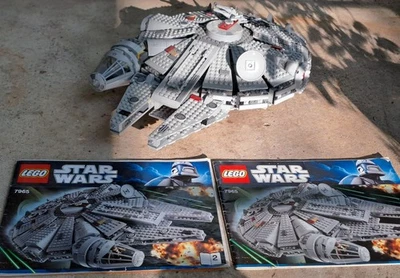 Lego star wars 7965 Milleniumfalke 32 cm Durchmesser gebraucht mit 5 Figuren - Bild 1 von 4