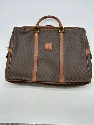 Maletín Céline Macadam Vintage Cuero Marrón - Auténtico  Foto 1 de 4