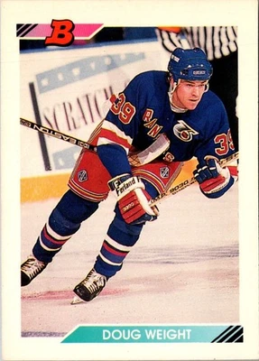 1992 Bowman Doug Weight #36 New York Rangers Hockey Card - Image 1 of 2
