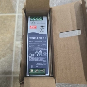 MEAN WELL WDR-120-48 / WDR12048 (NEW IN BOX) - Picture 1 of 2