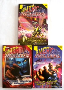 American Chillers Johnathan Rand Paperbacks Lot of 3 Indiana Vermont Arizona - Imagen 1 de 2