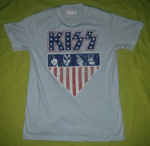 KISS Army Logo Concert Blue MEDIUM Shirt - Bild 1 von 5