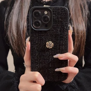 Cover Xiaoxiangfeng Black Velvet Phone Case For iPhone 15 14 13 12 11 Pro Max - Picture 1 of 5