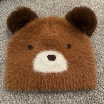 Chapéu gorro Mudpie infantil tamanho 6-18 meses unissex urso - Imagem 1 de 3