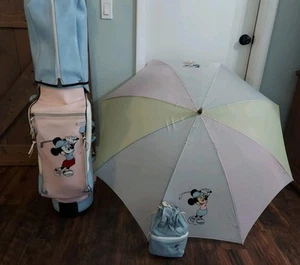 Belding Sports Walt Disney Co. Minnie Mouse Leather Golf Bag With Cover & More - Picture 1 of 14