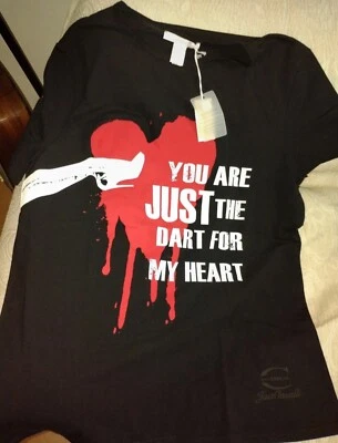 T_shirt nera Just Cavalli Taglia M - Imagen 1 de 3