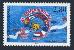 Andorra Fr 459,MNH.Michel 488. World Skiing Championships,1996.Flags. - Picture 1 of 1