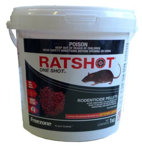 iO Ratshot Red QuickShot GRAIN Rat Mouse Rodent Bait 2 kg - Picture 1 of 2