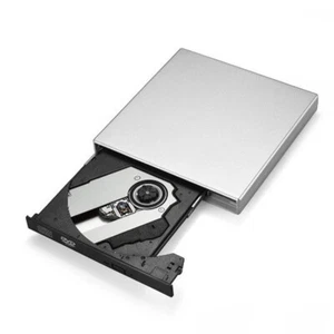 USB 2.0 Slim External DVD RW CD Writer Burner Reader Player Optical Drives - Photo 1/12