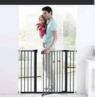 Munchkin Easy Close XL Pressure Mounted Baby Pet Gate 29.5-51.6' W & 36' H DkGry