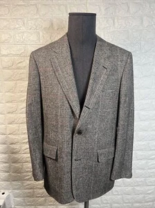 Brooks Brothers Men's Sport Coat Blazer 3/2 Roll Plaid Camel Hair Size 42R USA - Picture 1 of 9