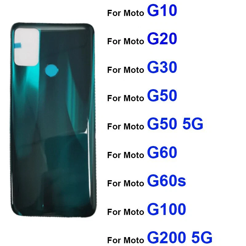 Battery Rear Case Door Cover For Motorola Moto G20 G30 G50 G60 G100 G200 5G - Image 1 of 1