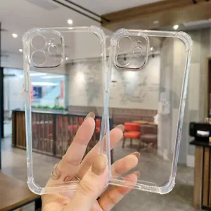 LOTE de 10 fundas transparentes para teléfono para iPhone 15 14 13 12 11 Pro Max a prueba de golpes - Imagen 1 de 15