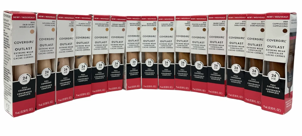 Covergirl Outlast Extreme Wear 24HR Concealer (9ml/0.30oz) NEW; YOU PICK! - Image 1 of 1