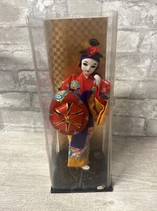 Muñeca Geisha Japonesa DE COLECCIÓN 11" con Kimono Rojo - Imagen 1 de 8