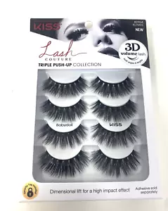 Bambola Kiss Lash Couture 3D Volume Multi Angoli Lunghezze Tripla Push Up - Foto 1 di 3
