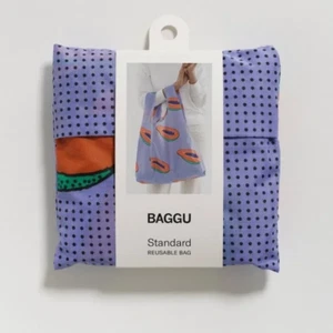Baggu Standard Reusable Bag Blue Papaya - Picture 1 of 6