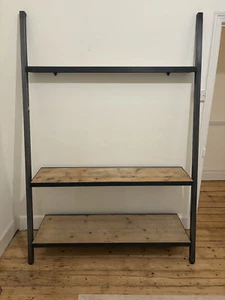 Industrial tv media unit - reclaimed wooden shelves - Picture 1 of 2