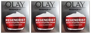 Olay Regenerist Micro-Sculpting Cream For Anti Aging & Wrinkles, 1.7 oz (3 Pack) - Picture 1 of 1