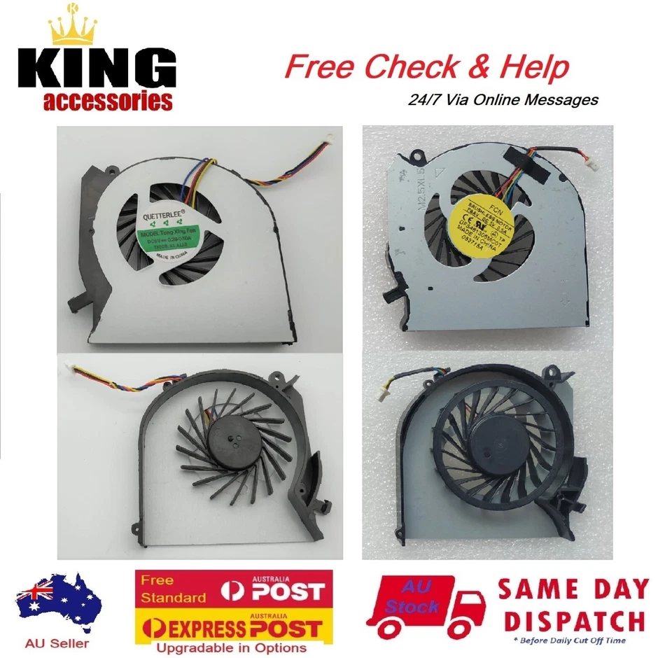 New CPU Fan For HP Pavilion DV6-7000 DV7-7000 DV6T-7000 682061-001 682179-001 - image 1 of 1