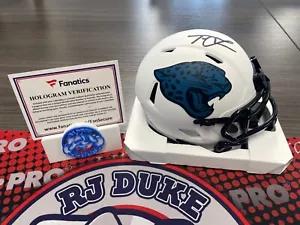 Trevor Lawrence Autograph Lunar Speed Mini-Helmet - Fanatics Authentication - Picture 1 of 3