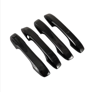 Bright black Front Car Door Handles Cover Trim 4pcs For Honda CRV CR-V 2023 2024 - Picture 1 of 8