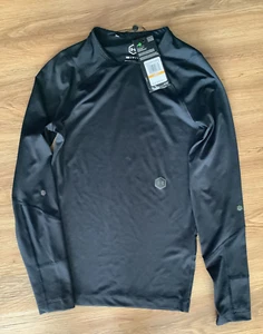 Under Armour Men's Rush by Celliant Fitted long sleeve T-Shirt Black Sz S - Picture 1 of 3