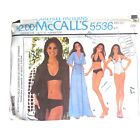 Vintage 70S Mccalls 5536 Size 10 Mod Hip Bikini Cover-Up Swimsuit 3 Styles Cut