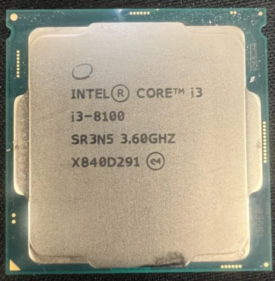 Intel SR3N5 i3-8100 3.6GHz 6MB Cache Quad Core Processor - Image 1 of 2