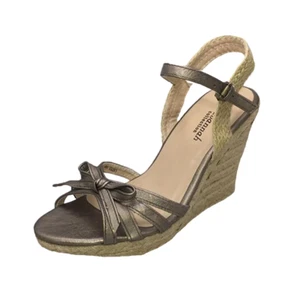 MUJER DAMAS SANDALIAS DE TACÓN ALTO CUÑA ZAPATOS PUNTA ABIERTA VERANO - Imagen 1 de 6