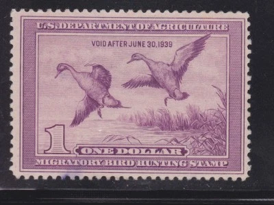 US RW5 $1 Duck Hunting Used VF SCV $75 - Image 1 of 2