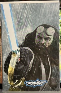 STAR WARS HIGH REPUBLIC #1 : THE BLADE MIKE MAYHEW VIRGIN VARIANT SIGNED W COA - Picture 1 of 7