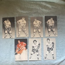 Vintage Detroit Red Wings (x7) Photos/Postcards By J.D. McCarthy