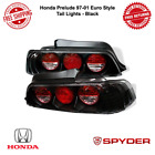 Spyder Auto Euro Style Tail Lights For 1997-2001 Honda Prelude | Black #5005274