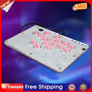 For Arcade Stick 16Keys W/ Custom RGB & TURBO for Switch/PC/PS4/PS3 /Steam Deck - Picture 1 of 12