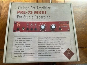 Golden Age Project PRE73mkIII Preamp vintage 1073 style mic preamplifier NEW!! - Picture 1 of 5