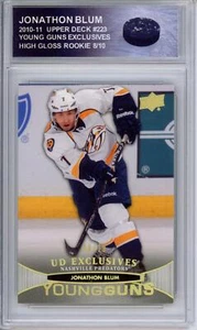 HCWPP - 2011-12 Upper Deck Exclusives High Gloss JONATHON BLUM 8/10 - 294158 - Picture 1 of 4