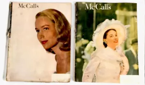 1940er McCalls Zeitschriften Lot von zwei tollen Anzeigen Stil und Mode - Bild 1 von 9
