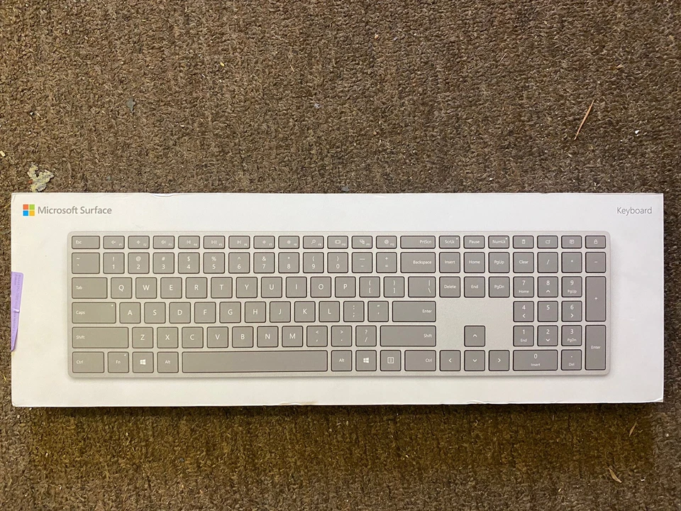Microsoft Surface 3Yj-00022 Bluetooth Keyboard - Grey(Arab version) - Image 1 of 2