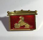 Holden Retro Lion Shield Car Badge, Hat Pin, Lapel Pin. Gmh, Gift, Red Gold.